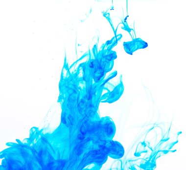 Suya mürekkep bırak, renk arkaplan, duman dokusu