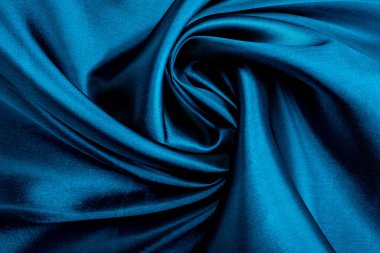 mavi kumaş dokusu arka plan, soyut, kumaşın yakın dokusu