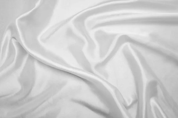 Tecido Branco Textura Fundo Abstrato — Fotografia de Stock