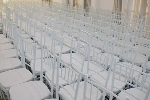 Düğün Sandalyesi Dekorasyonu Etkinlik Sandalyesi — Stok fotoğraf