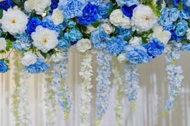 düğün çiçeği arka planı, renkli arkaplan, taze gül, bir demet çiçek