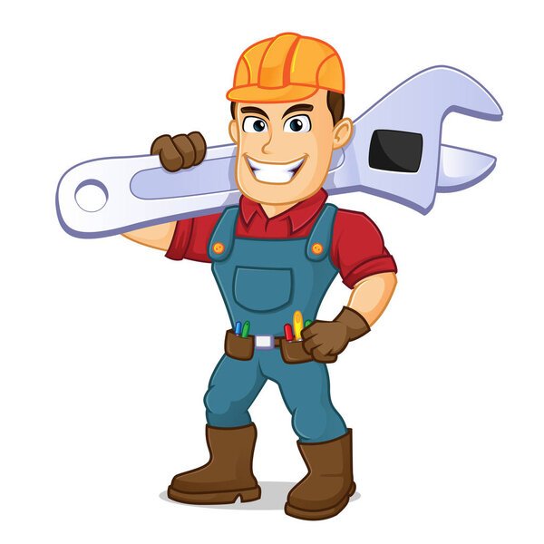 Разнорабочий с регулируемым ключом
