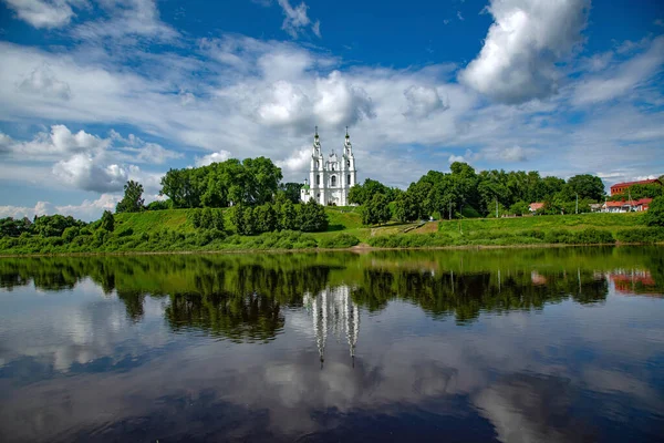 Catedral Santa Sofía Polotsk Belarús — Foto de Stock