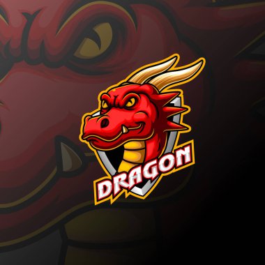Resmin Ejder maskotu logosu tasarımı
