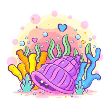 Küçük gözlü mor kabuklar, resimlerin mercan resiflerinde saklanır.