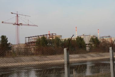 Sanayi Bölgesi fabrika bölge şehrin