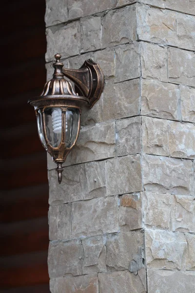 Uliczne Lampy Stylu Retro — Zdjęcie stockowe