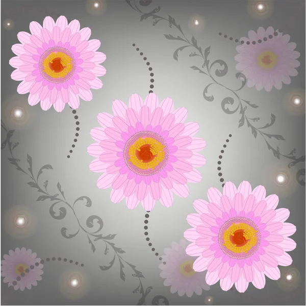 Αφηρημένο Φωτεινό Λουλούδι Πολύχρωμο Φόντο — Διανυσματικό Αρχείο