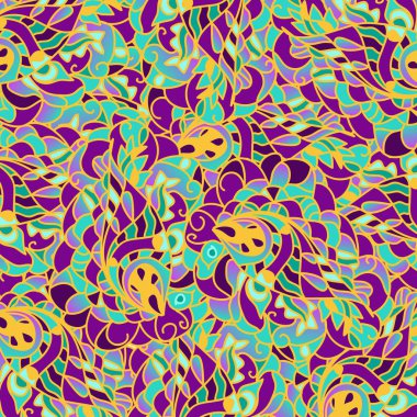 Soyut renkli vitray arka plan, vektör