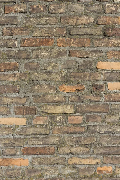 Tekstura starego muru ceglanego. — Zdjęcie stockowe