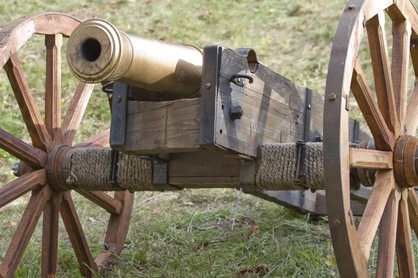 Close Old Artillery Cannon — Stock Photo, Image