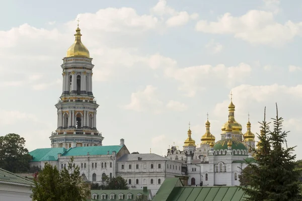 Vista Mosteiro Ortodoxo Kiev Pechersk Lavra Ucrânia — Fotografia de Stock