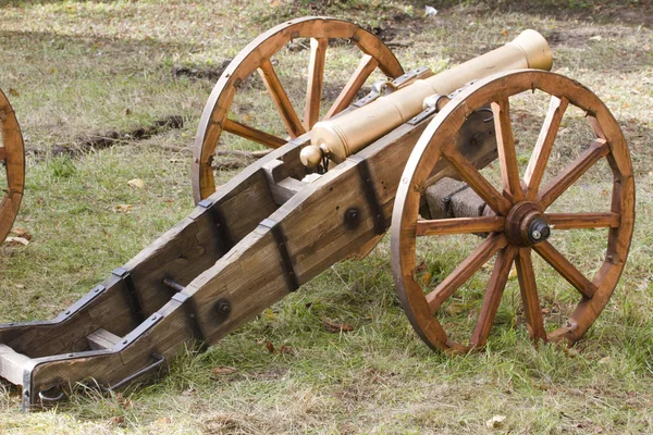 Close Old Artillery Cannon — Stock Photo, Image