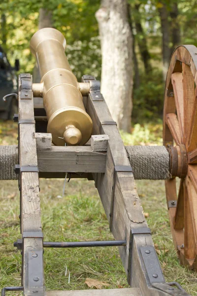 Närbild Gamla Artilleri Kanoner — Stockfoto