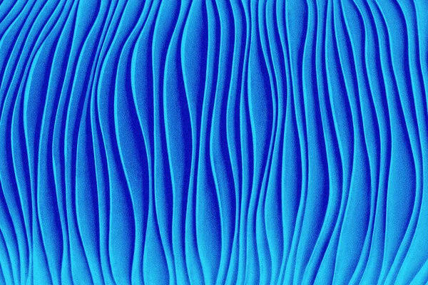 Koboltblauw Getextureerde Golvende Lijnen Achtergrond — Stockfoto
