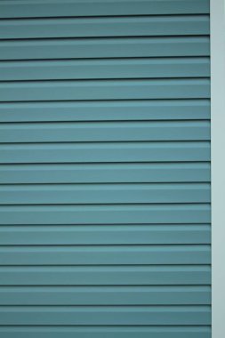 Mavi ahşap çitleri kapatın.