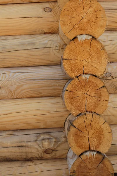 家の天井に木製の梁の設計 — ストック写真