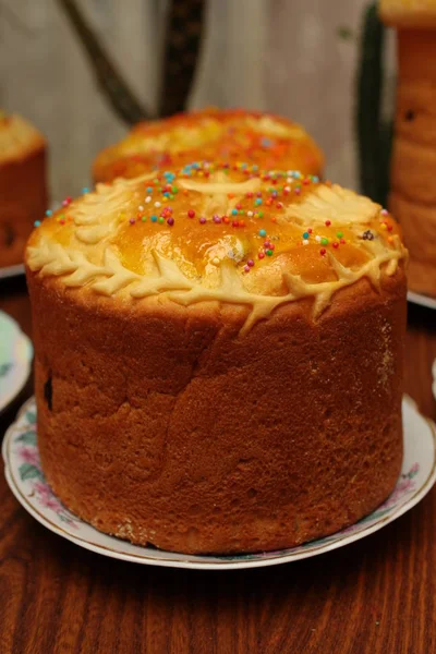 Primer Plano Pasteles Pascua Caseros — Foto de Stock