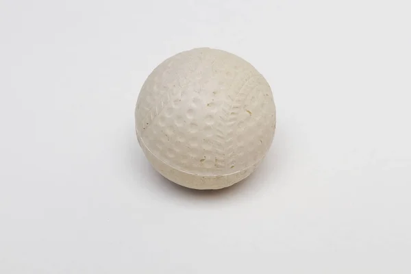 Close Tennis Ball White Background — Stock Photo, Image