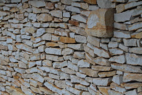 Close Van Hek Muur Van Stenen — Stockfoto