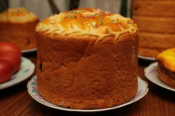 自家製イースター ケーキのクローズ アップ — ストック写真
