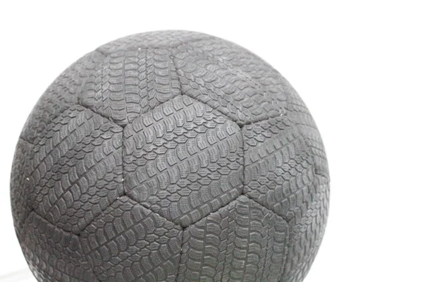 Крупный План Футбольного Мяча Белом Фоне — стоковое фото