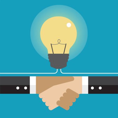 Fikirleri paylaşmak için el ele