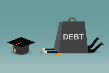 Eğitim borcu altında