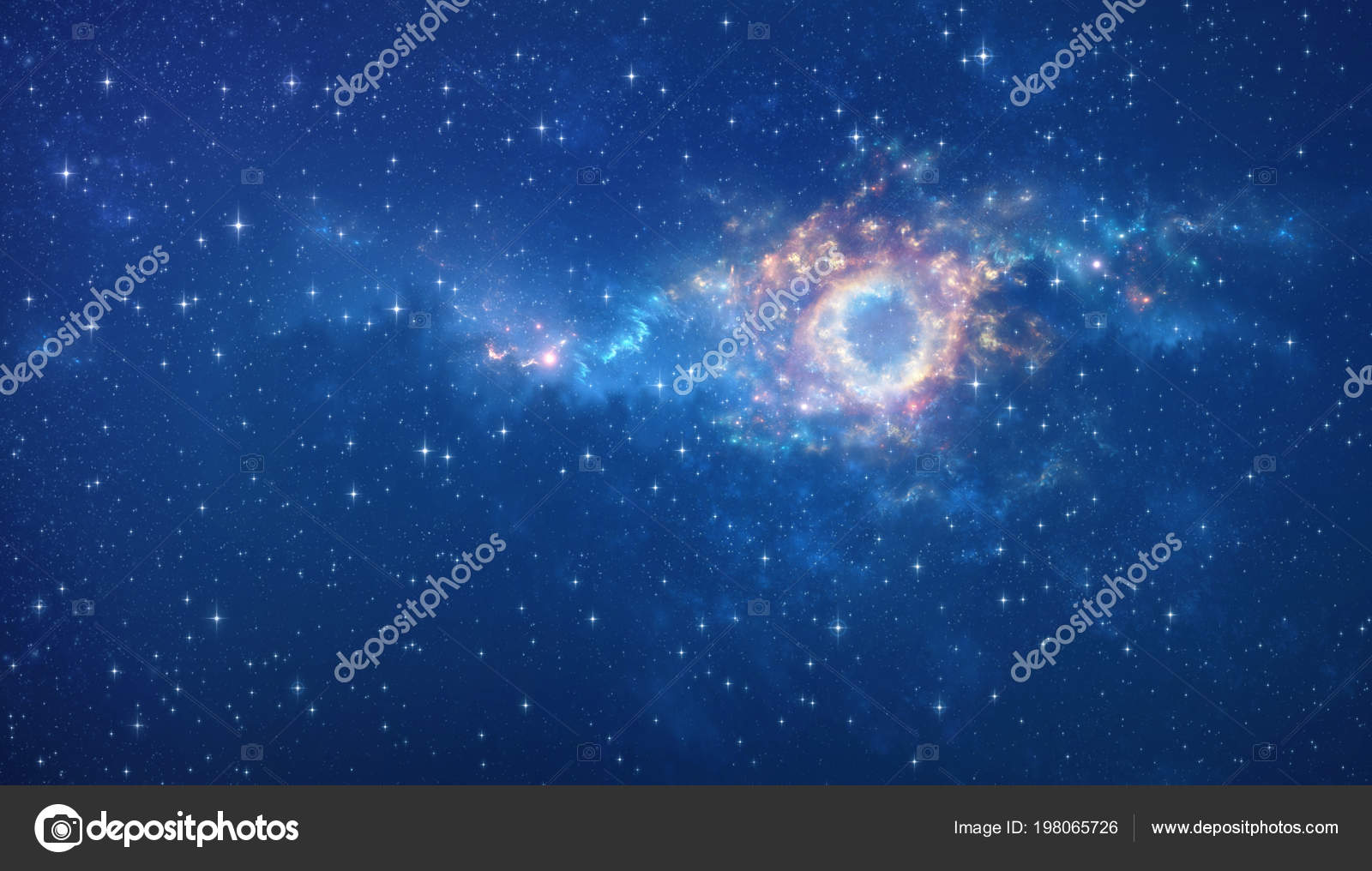 星雲と銀河 高解像度で深宇宙背景 ストック写真 C Titoonz