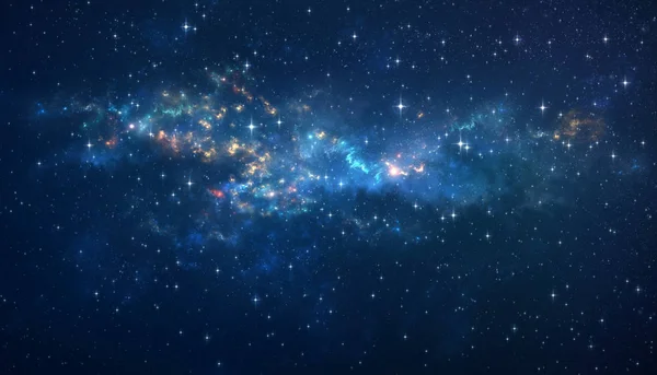 スペース銀河背景 — ストック写真