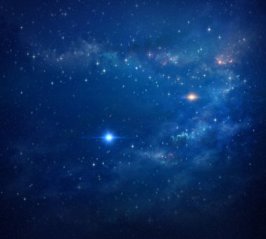 Derin uzay Galaxy ve yıldız kümeleri. Yüksek çözünürlüklü takımyıldızları arka plan.