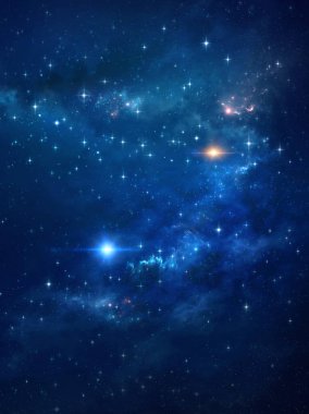 Galaxy and star lights in deep space. High definition universe background. clipart