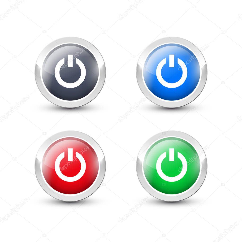 Power button icons