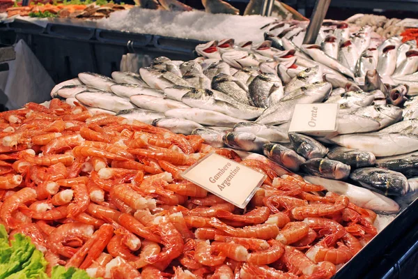Fresh Fish Sale Traditional Market — Stock Photo, Image
