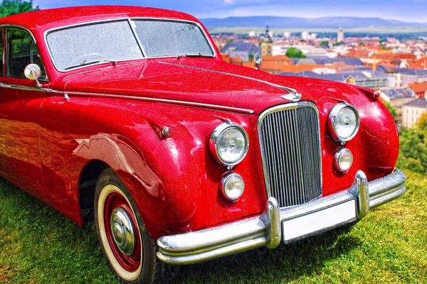 Coche Vintage Jaguar Vii 1952 2017 Año —  Fotos de Stock