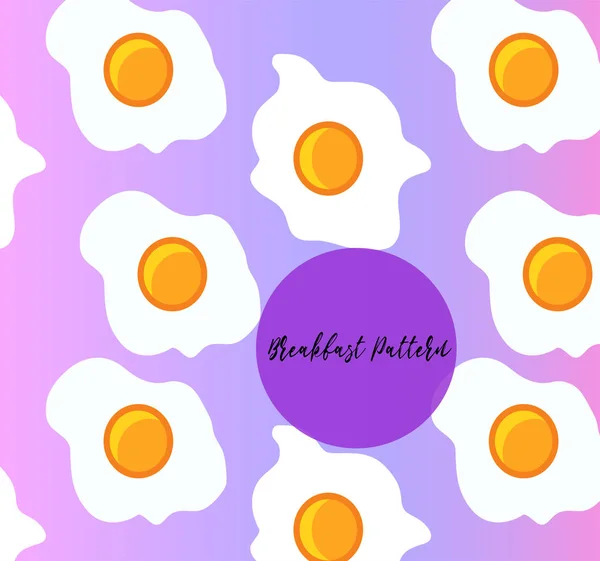 Ovos Mexidos Belo Modelo Comida Criativa Hora Pequeno Almoço — Vetor de Stock