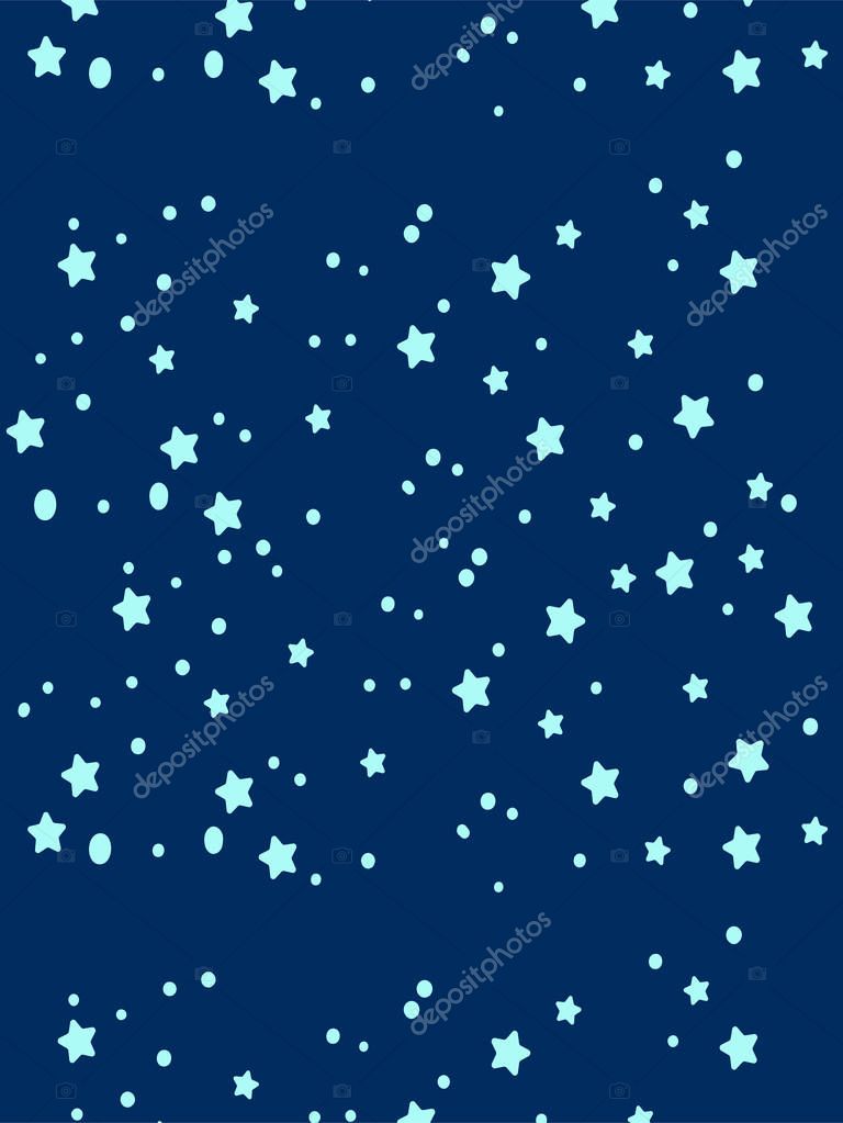 Stylish background texture with stars and glasses. Seamless vector pattern. Idea for packing paddles and scrap paper