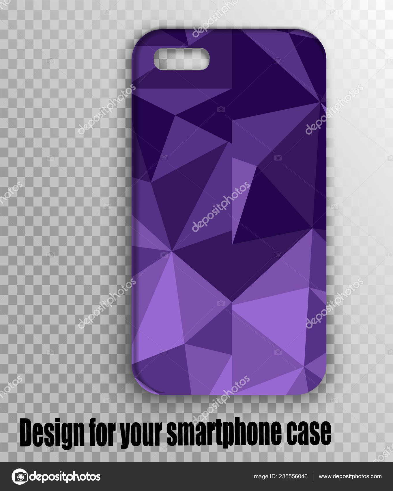 Cell Phone Back Cover Design Printable Vector Illustration Phone