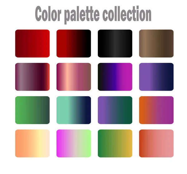 Renk Vektör Koleksiyonu Vibrant Gradyanlar Trend Baskı Tasarımı — Stok Vektör