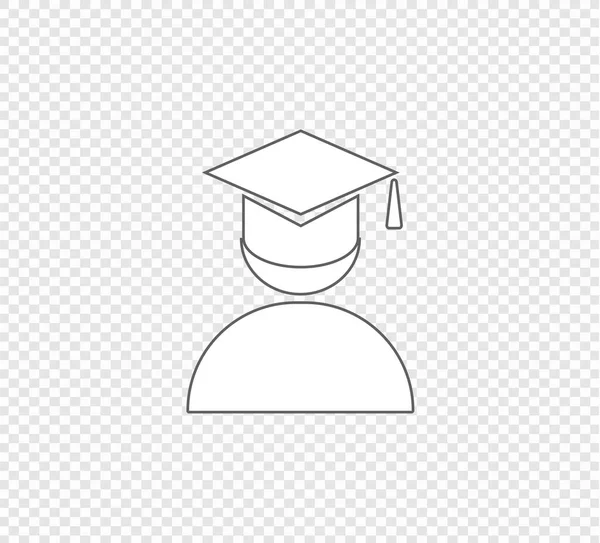 Conceito Learning Logo Aprendendo Centro Online Graduação Ícone Aprendizagem Distância — Vetor de Stock