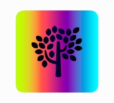 Dekoratif basit ağaç