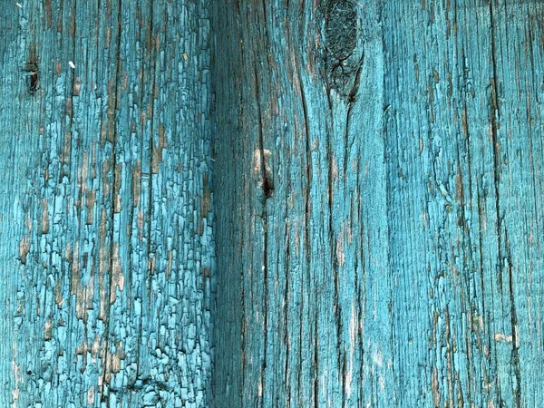 Παλιό Ξύλινο Βαμμένο Ανοιχτό Μπλε Ρουστίκ Φόντο Ξεφλούδισμα Χρώμα Ένα — Φωτογραφία Αρχείου