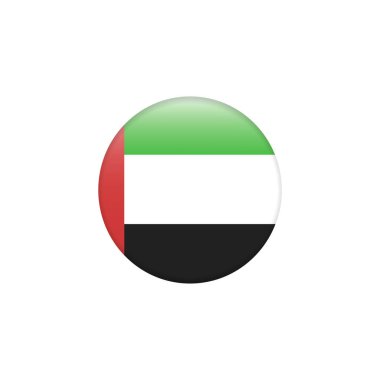 Birleşik Arap Emirlikleri bayrağı düğmede