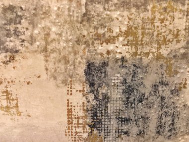 Grunge Beton ve çimento üzerindeki altın rengi tablo doku arka planı için kirli. Beton duvar yakın plan - dizayn için stok şablonu