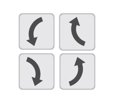 Beyaz arkaplanda izole edilmiş simge işaretleyici okları 3d vektör illüstrasyonuName