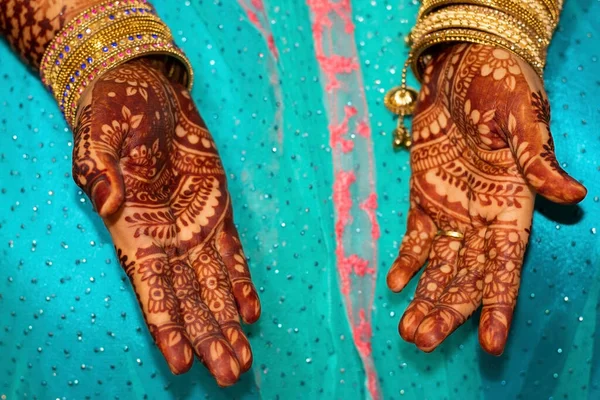 Mehandi Design Maquillage Nuptial — Photo