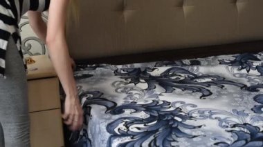 Kız yatak çarşafları yeni bir güzel seti ile yatak kapsar, yorgan kapakları, yastık kılıfı, çarşaf 