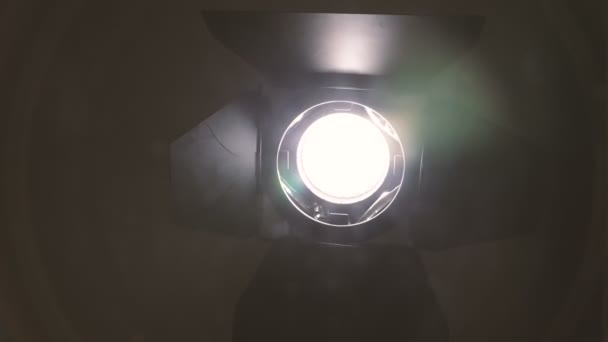 Film Světlo Osvětlení Pro Video Film — Stock video