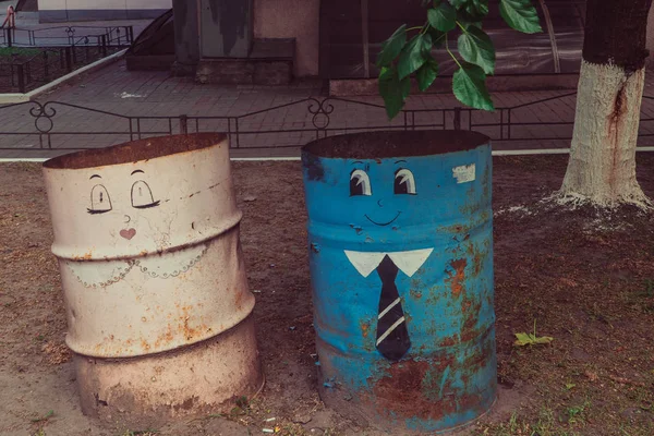 Trash can. Creative trash cans