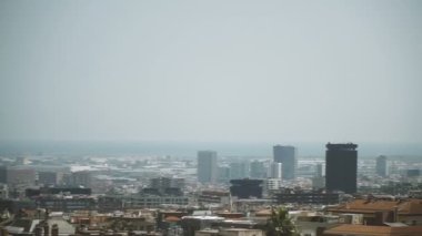 Mimarisi. Binalar Barselona şehir panoraması